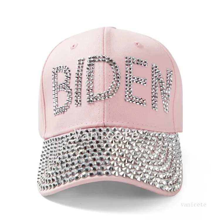 Cappelli da festa Trump 2024 Berretto da baseball Campagna elettorale Cappelli Cowboy Diamond Caps Regolabile Donna Denim Via mare T2I52422