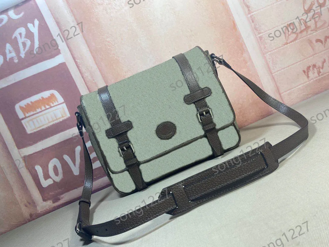 G658 postbode tassen Embossing patroon luxebag542 designer design mode handtassen Zwart kaki is gemakkelijk mee te nemen Minimalisme handbag269l