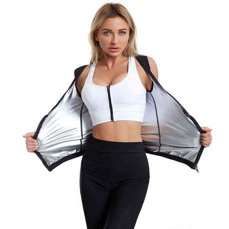 Waist Trainer Sweat Sauna Pants Thermo Women Body Shaper Slimming Legging Tummy Control Tops Weight Loss Workout Shapers 211112