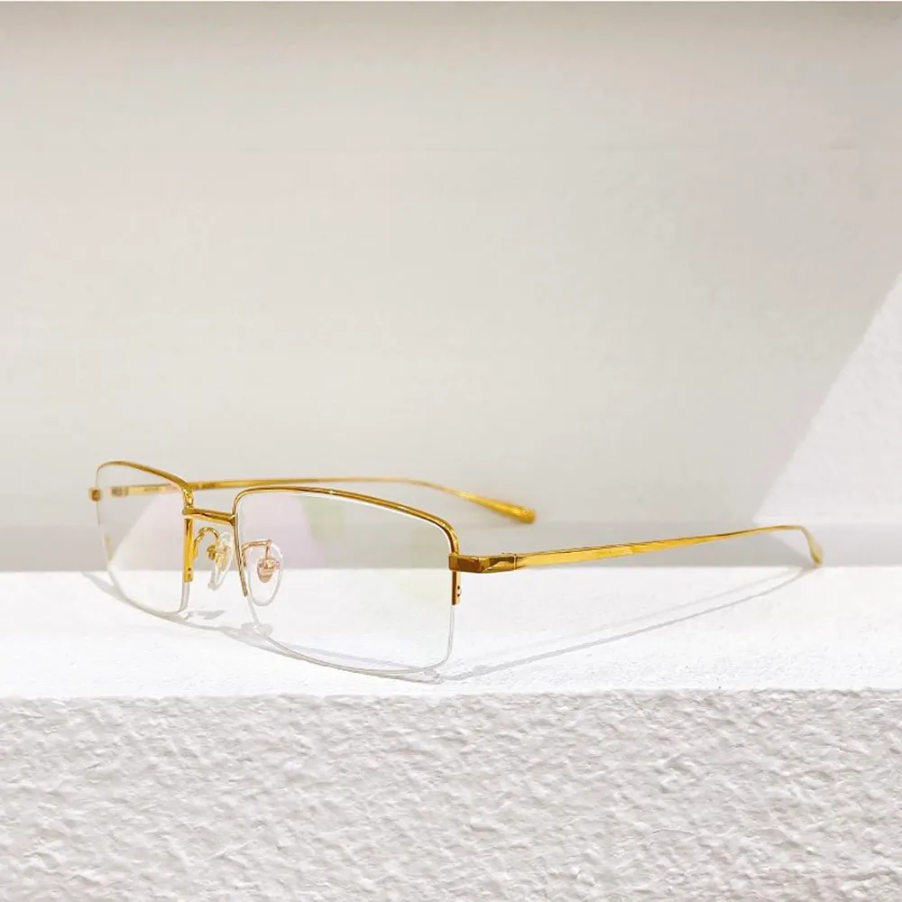 Designer Sonnenbrille Frauen Männer Titanien Brille Rahmen Rahmen Voller Rahmen gemischte Farbe Goldener Zier Eyewear Accessoires Fashionr Sty261c