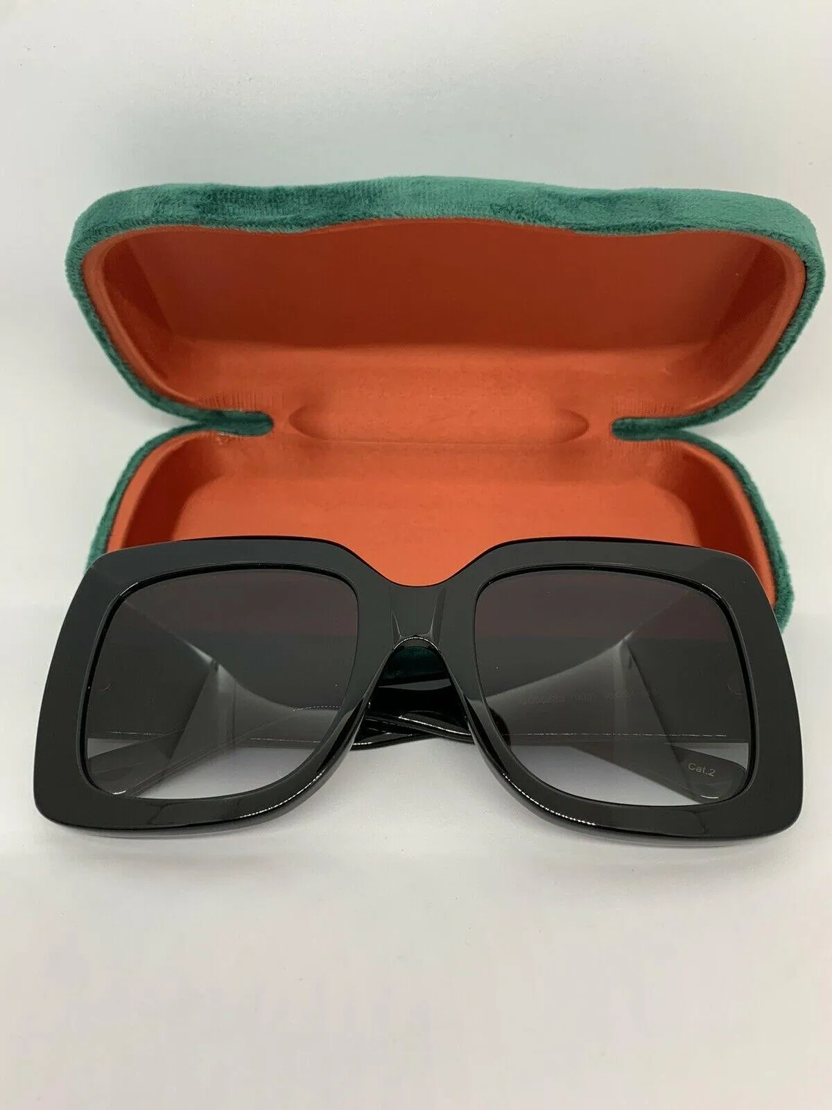 0083S Zwart Oversized vierkante grijze lens Zonnebrillen Design zonnebril UV Bescherming 0083 55 mm Vierglazen in de dames gemaakt in Italië 237F
