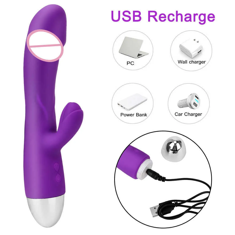 Itens de massagem feminino masturbação vibrador coelho vibrador g ponto massageador vaginal clitóris estimulador dupla vibração brinquedos sexuais para wo308f