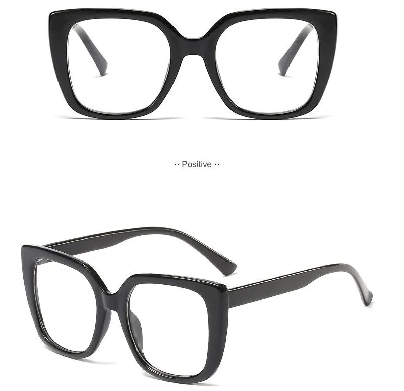 Occhiali da sole Design quadrato Donne che leggono occhiali adulti anti -blu leggera e occhio di occhiali occhiali da gatto con telaio miopia 293t