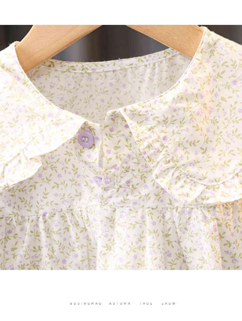 Printemps bébé fille vêtements enfants tenue floral à manches longues robe costume pour bébé fille vêtements 1er anniversaire princesse robes robe G1129