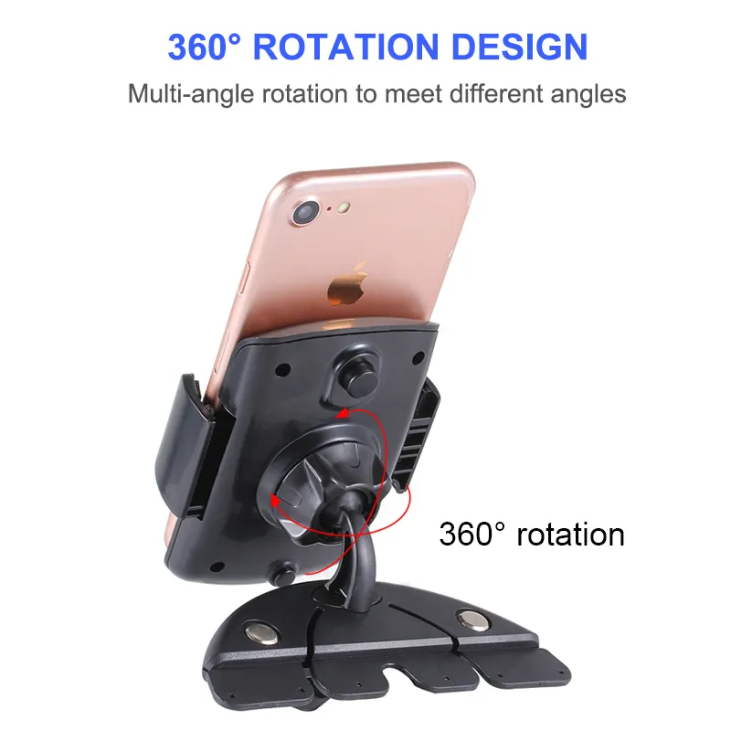 Hücre Standı CD Slot X 8 Xiaomi 4A Redmi 4x Araba Telefonu CD Smartphone Mobil Dağı Tutucu