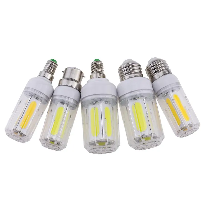 Bulbs 5X Bright E27 LED COB Corn Light E26 E14 E12 B22 Lamps 220V 110V 12W 16W White Ampoule Bombilla For Home House Bedroom206j