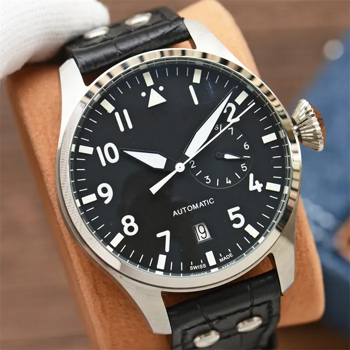 I-3 Montre de Luxe Zegarki 40 42 44 mm automatyczny ruch maszynowy drobny stalowy pasek skórzany pasek luksusowy zegarek zegarek 275p