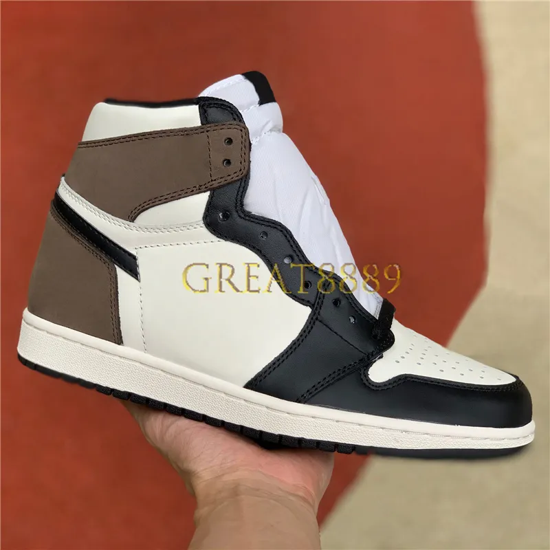 New 1 1s High Basketball Shoes dark moach mid Light Smoke Grey desert ochre Chicago Toe Trainers black white red royal Sneakers Keychain