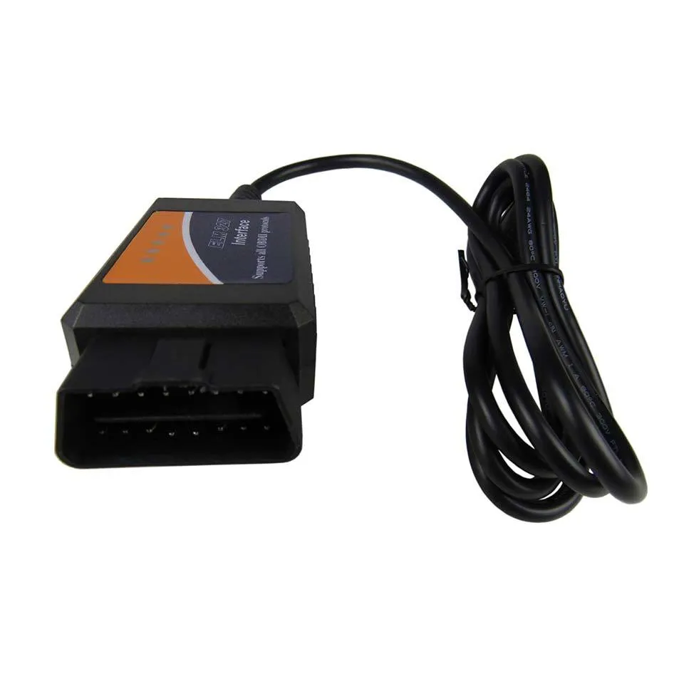 ELM 327 USB OBD2 Araba Teşhis Tarayıcı ELM327 V1.5 USB OBD 2 II Otomatik Teşhis-Araçlar EML-327 En Iyi FT232RL Çip Desteği J1850