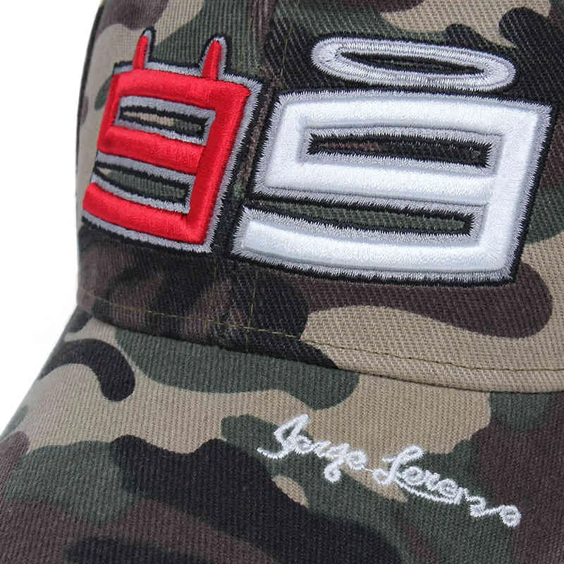 ZM2Q Gorra de carreras con bordado est￩reo para hombre, gorro para moto de camuflaje, Hip Hop, F1 99 gorras para mujer gorras hombreUU23{category}