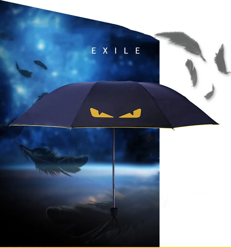 Продвижение прохладный мальчики зонтик дождь зонтики мужчины ветрозащитные складные парасоль личности Guarda Chuva