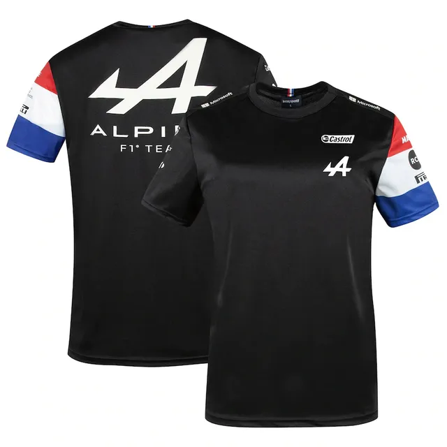 shorts New Alpine F1 Team Motorsport Alonso Racing Car Fans Tshirt Blue Black Breathable Jersey Short Sleeve Shirt Clothing6465116