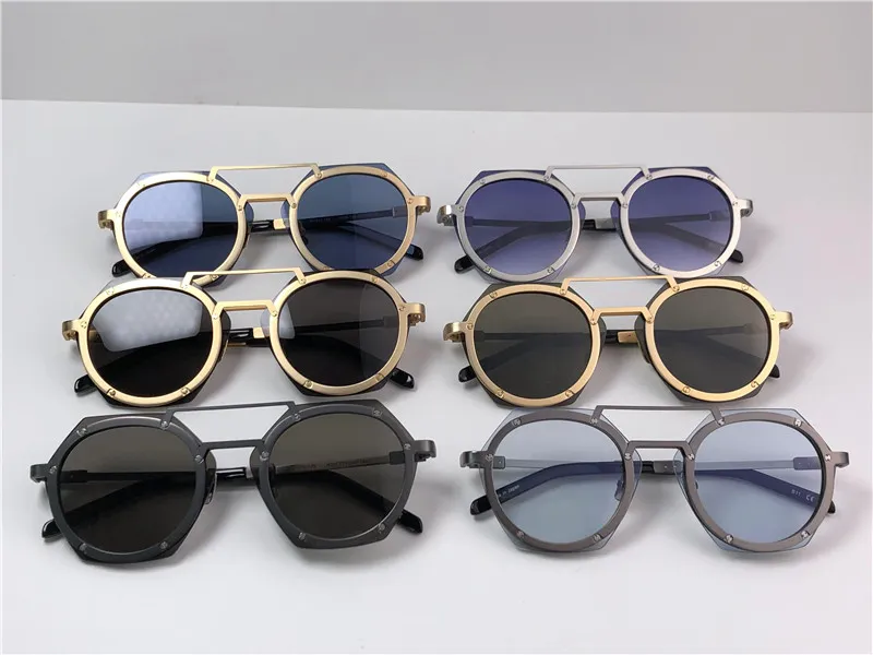 New fashion sports sunglasses H006 round frame polygon lens unique design style popular outdoor uv400 protective eyewear top quali259O