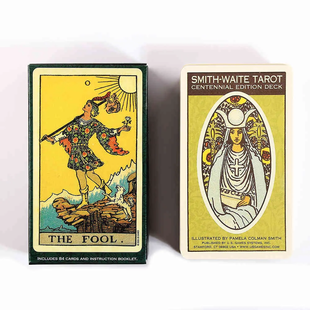 Smith Waite Centennial Deck Tarocchi principianti Gioco di carte Divinazione luce vedi Oracoli Originale FULL size Classico