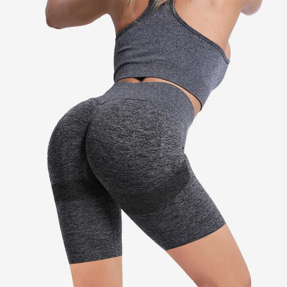 Tenue de yoga façonnant les femmes shorts de yoga haute attente leggings de sport sans couture femmes pantalons de fitness shorts de motard femmes5672558