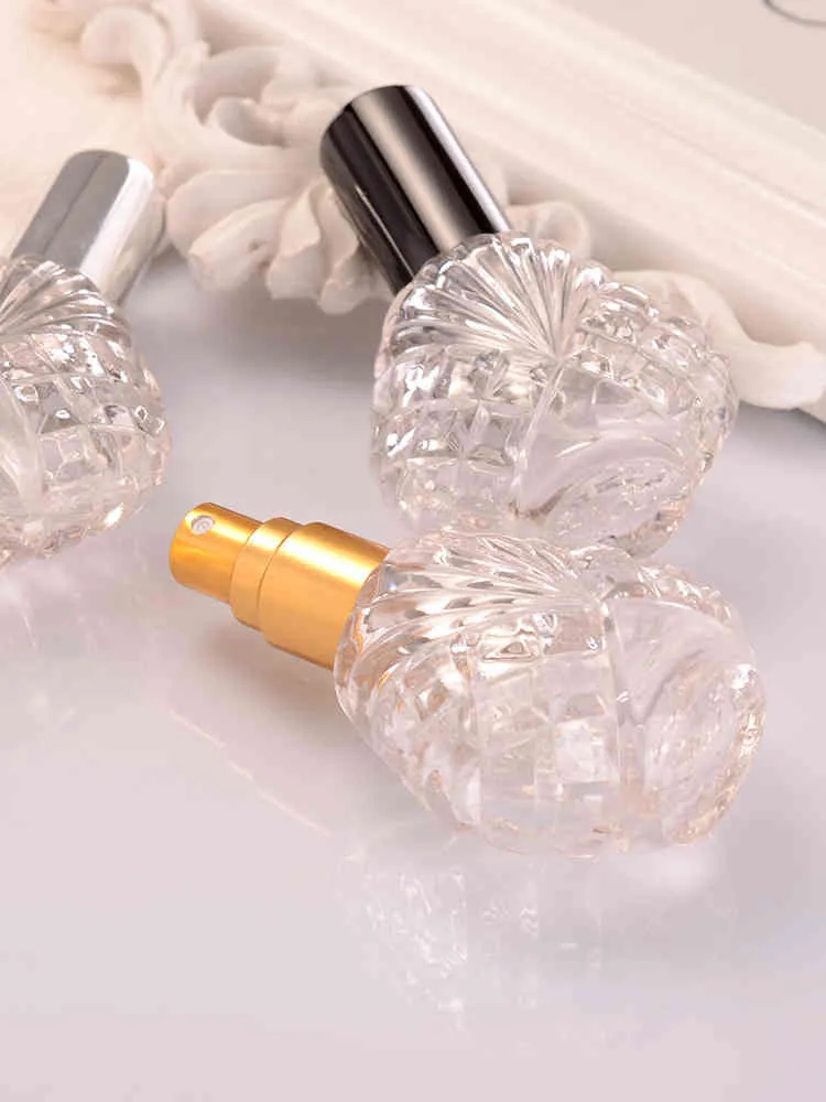 30 / 15ml Clear Glass Portable Refillerbar Parfymflaska Kosmetisk behållare Tom Spray Atomizer Travel Sub-Bottle