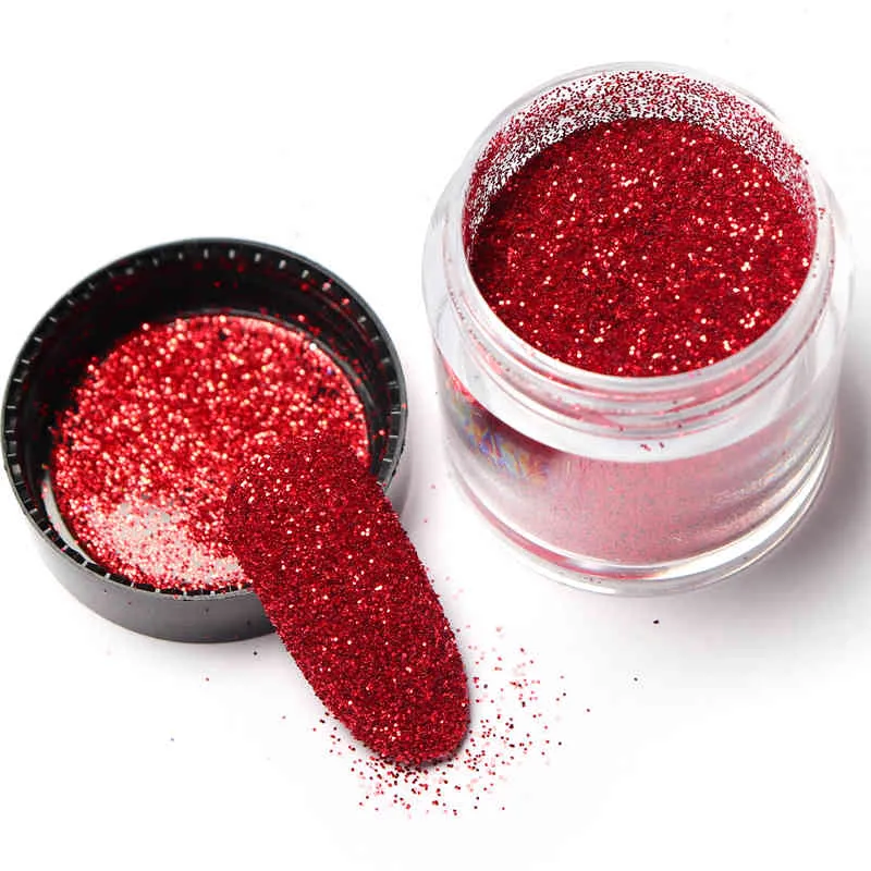 16 Boxen Sparkly Art Glitter Pulver Hot Pink Pailletten Staub Glänzendes Chrom Pigment Für Gel Polnisch Maniküre Nagel Dekorationen Tipps