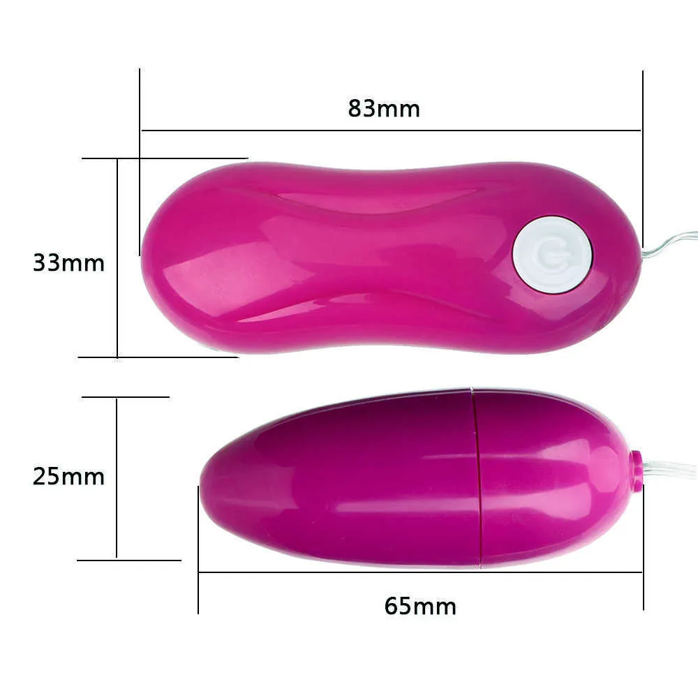 USB podwójne jaja wibracyjne 12 Częstotliwość Multispeed G Spot Vibrator Single / Double Sex Zabawki dla kobiet Dorosłych Produkty Wodoodporne P0816