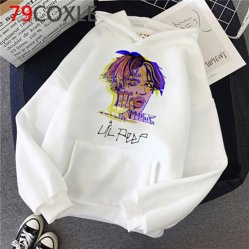 Lil Peep hoodies mâle grunge harajuku imprimé surdimensionné hommes sweats à capuche Corée Y0804