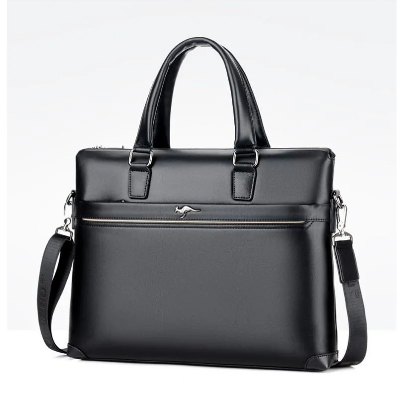 Мужские портфели для отдыха, ноутбука, деловая сумка, качественные PU формальные рабочие сумки, большая вместительная сумка, мужские сумки248p