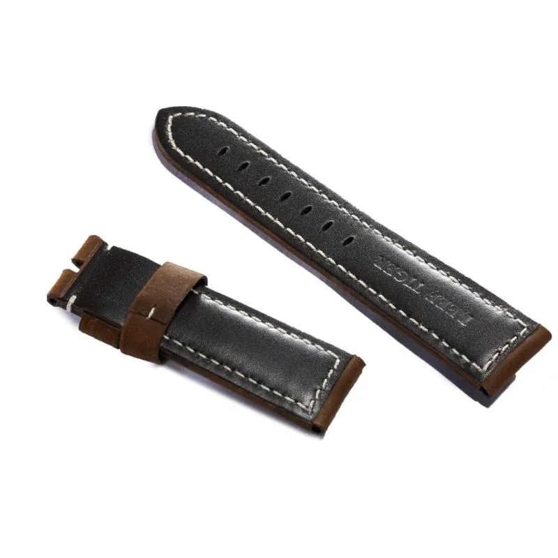 Bracelets de montre récif tigre RT Sport bracelets de montre pour hommes bracelet en cuir marron noir avec boucle RGA3503 RGA3532195o
