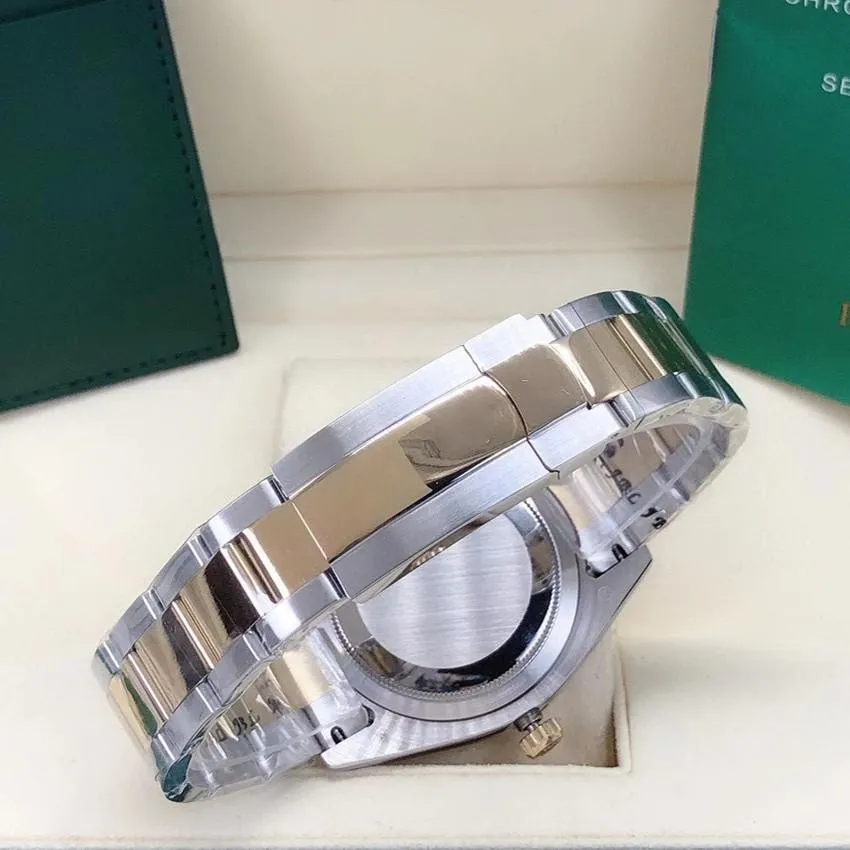 часы 41 мм автоматические механические мужские часы в оправе с бриллиантами цифровой диск модные наручные часы2330