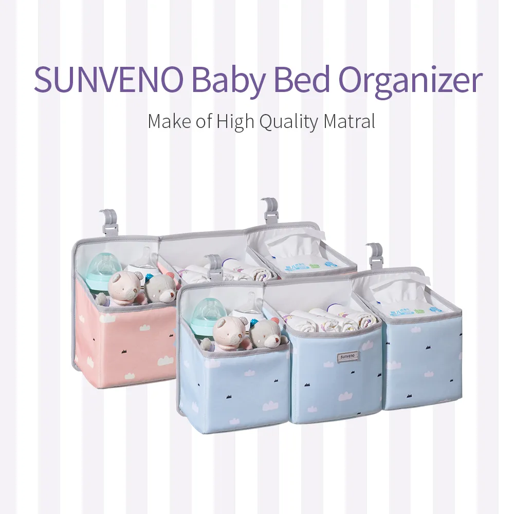 Sunveno Baby Organizer Diaper Caddy Bag Nappy Bag Diaper Caddies