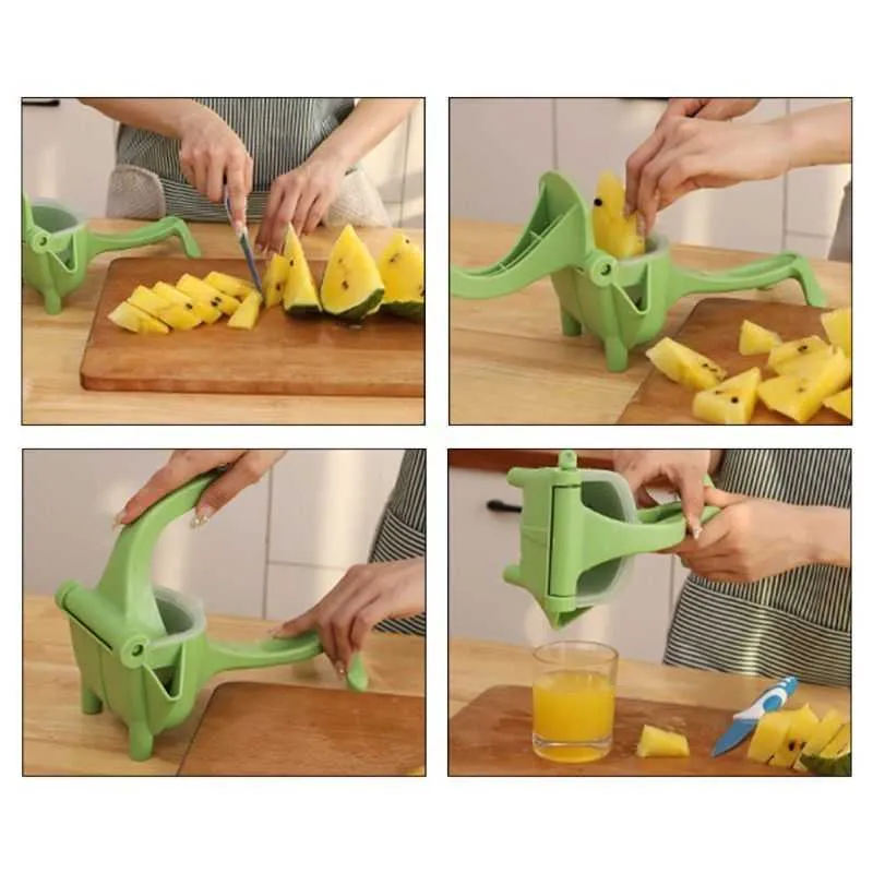 Spremiagrumi in plastica Han-d Press Fruit Lemon Orange Juicer Squeezer Gadget Tool U1JE 210628