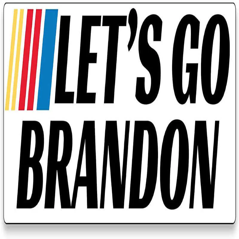 Let039s Go Brandon Sticker Car Truck Bumper Vinyl Decal FJB Slogan Fck Anti Joe Biden Props Decals Windows Water Cups Trump 2021403970