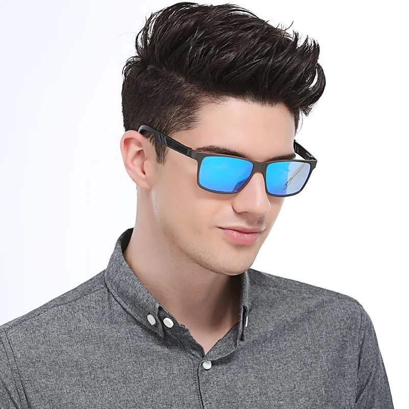 Мужские поляризационные солнцезащитные очки HD, алюминиево-магниевые брендовые спортивные очки для спорта на открытом воздухе, вождения, рыбалки, очки 57 мм, очки oculos de sol, зеркало с 250 В