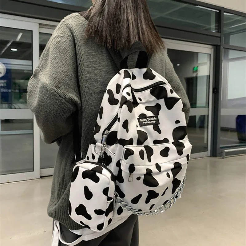 Skolväskor 2021 Kvinnors ryggsäck Fashion Velvet för tonårsflickor axelväska ryggsäckar elever påsar mokila267d