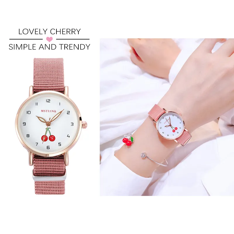 2021 NEUE Uhr Frauen Mode Lässig Nylon Strap Uhren Einfache Damen Kleine Zifferblatt Quarzuhr Kleid Armbanduhren Reloj Mujer242m