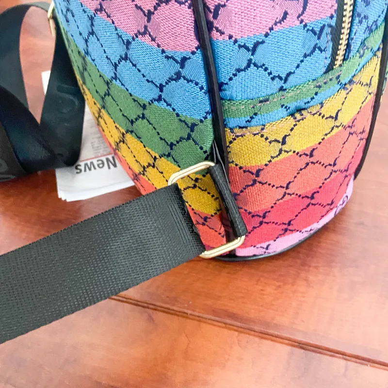 Merk 22SS Damesrugzak Palm Springs rugzakken Handtas Crossbody Tas kleurrijke mannen dames tassen letter afdrukken handtassen bac2356