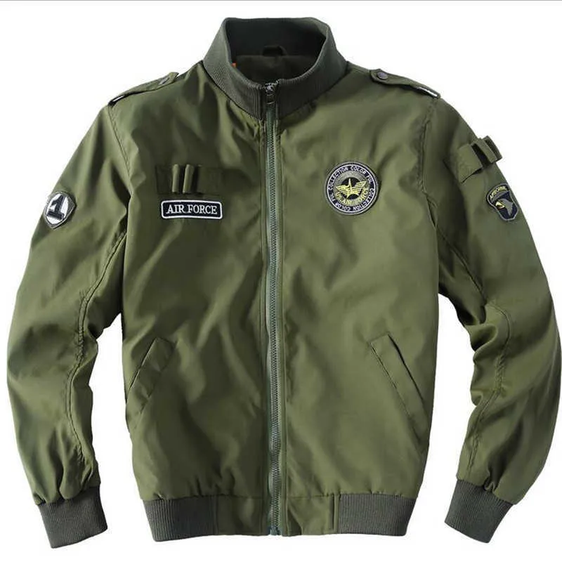 Giacca bomber Ma1 Air Force Pilot Casual Nuovo arrivo Stile militare Uomo Cappotto in velluto in pile spesso Inverno Maschile Verde Blu Cachi A0607