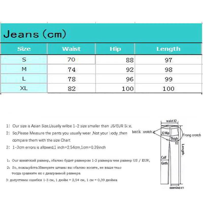 Women Skinny Holes Jeans Casual Stretch Skinny Pencil Pants Trousers Spring And Autumn Summer Blue Elastic High Waist Jeans X0621