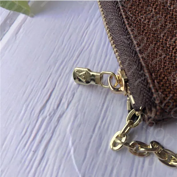 Portafogli di moda con borsetta a portafoglio corto yq lady porta portachiavi in pelle di alta qualità Porta di monete Women Classic Zipper Pock267s