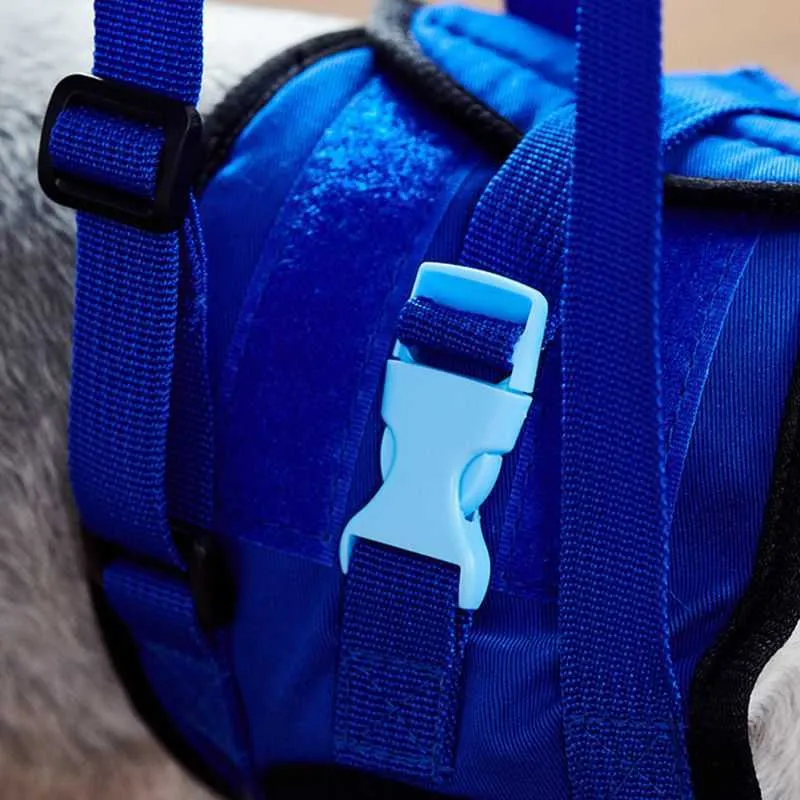 Hundehilfe-Hilfswerkzeug, verstellbares Hebegeschirr für Hinterbein, Haustier-Stützschlinge, Leine C63B 210712