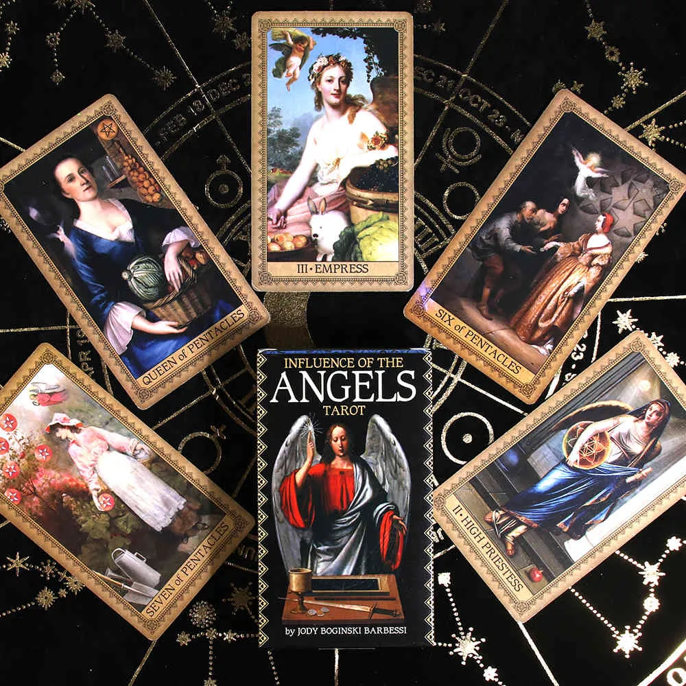 l'influence des anges 78 jeu de cartes avec guide pdf poker taille amis tarot arcanum rêves lundis mystiques