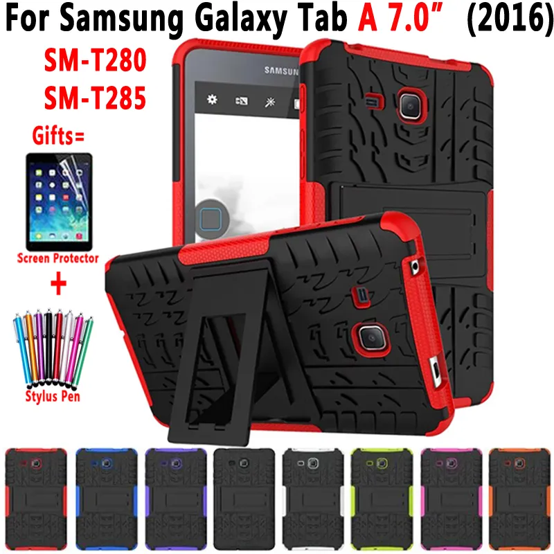 Case voor Samsung Galaxy Tab A7 10.4 2020 A8 8 10.1 2019 10.5 2018 9.7 8.0 2015 A6 10.1 7.0 2016 Cover Schokbestendig