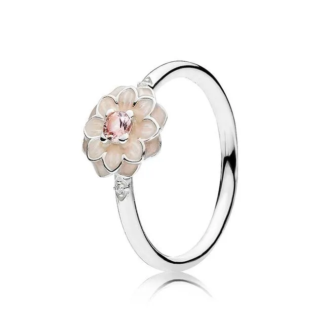 NIEUWE 2019 100% 925 Sterling Zilver pandora Rose Gold Princess Wishbone Forget Me Not Ring voor Europa Vrouwen Originele Mode-sieraden Gift Valentine