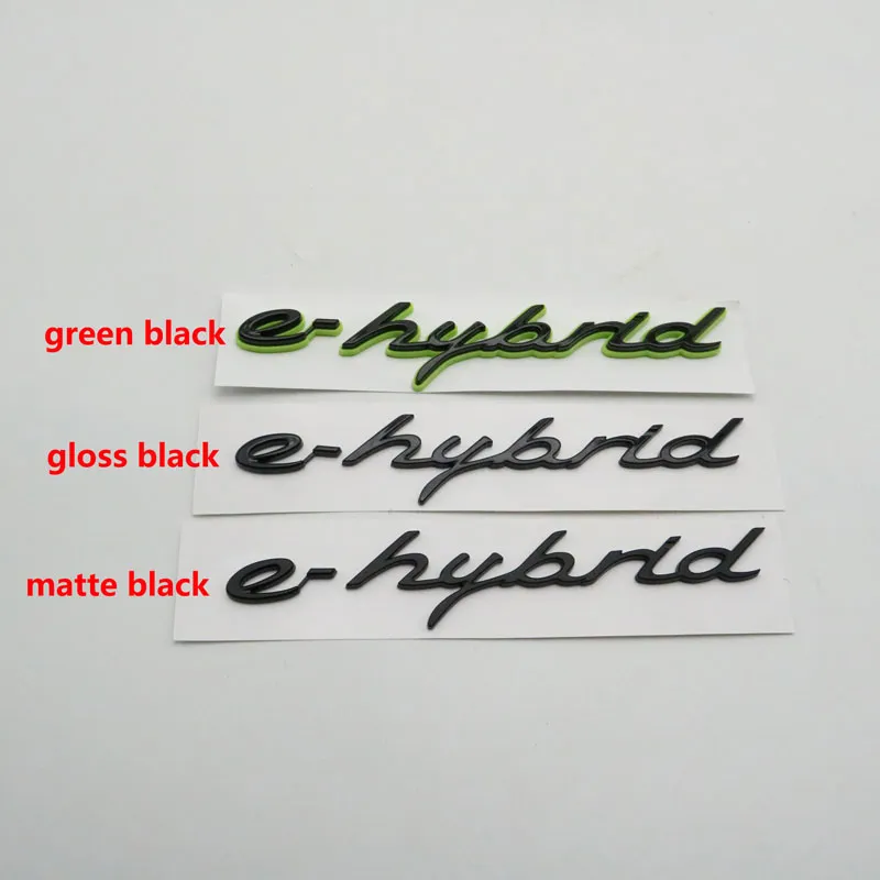 Para E-hybrid emblema, logotipo de carro lateral lateral letra de letra Decalque Decal