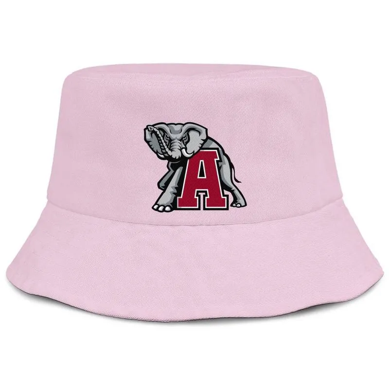 Mode Alabama Crimson Tide Football Logo Unisex Foldbar Bucket Hat Sports Personlig Fisherman Beach Visor säljer Bowler Cap P290W