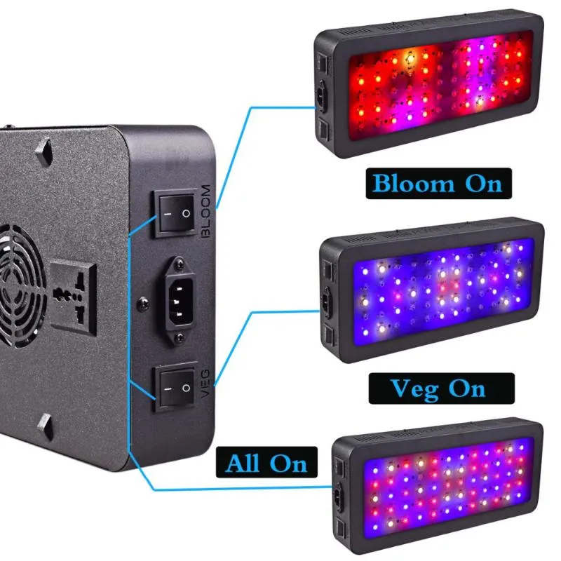 Greenhouse Grow Tent Kit Full Spectrum LED Plant Growth Light Grow Box Hydroponic System 4 6 8 Activated Carbon 198i