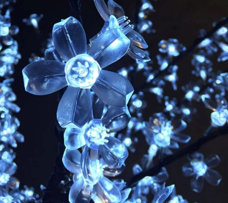 2M 6 5 stóp żarówki LED Wysokość LED sztuczna wiśniowa kwiat drzewa światło choinki 110 220 VAC Odporne na zewnątrz użycie 219n
