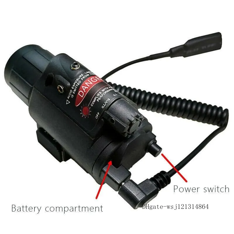  LED Tactical Flashlight Red Laser Sight Strobe Light For Rifle Pistol Glo ck G17 G19 20mm Rail Mount Shotgun 200 Lumens FREE