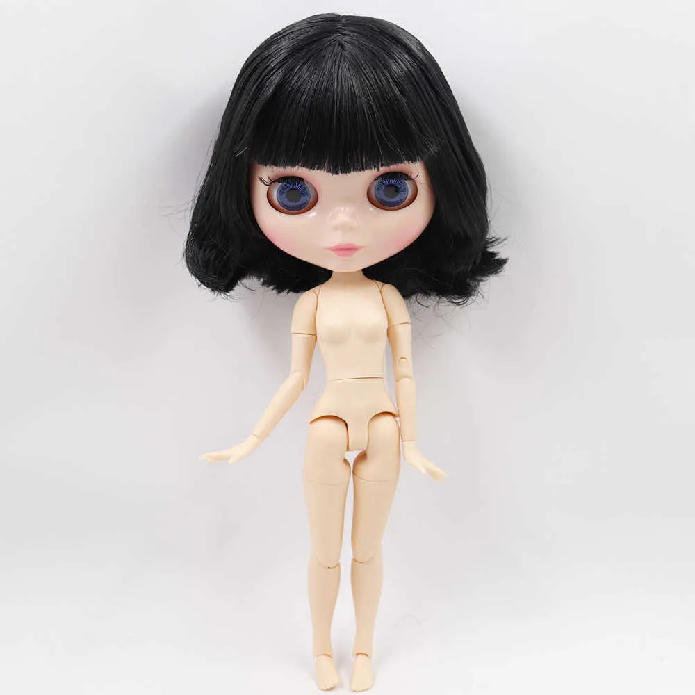 IcyDbsbleThDoll Nude 1/6 Joint Body 30cm BJD Toys Greasy Hair DIY Fashion Dolls Girl Gift Q0910