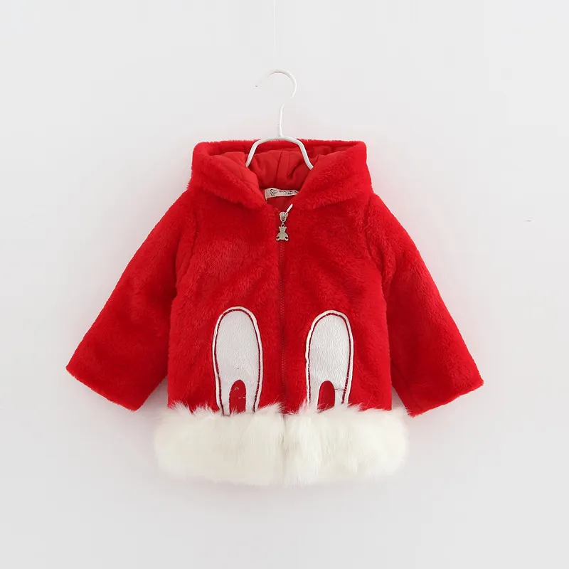 Bébé filles laquet fausse fourrure nouveau hiver manteau polaire manteau chaud noël Snowsuit 18Y enfant en bas âge fille à capuche veste matelassée 2898672