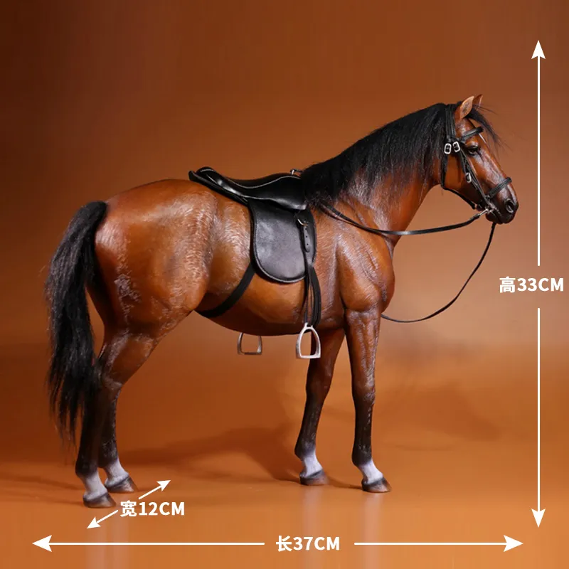 16 du modèle de figure d'action Hanover Gery Warmblood Horse Mr Z Simulation Modèle Animal Modèle Equutrian Arts et artisanat 81631936102702