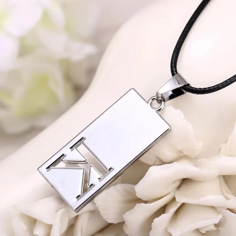 Anhänger Halsketten Anime K Projekt Suoh Mikoto Metall Halskette Cosplay Choker Perle Lange Kragen Männer Frauen255M