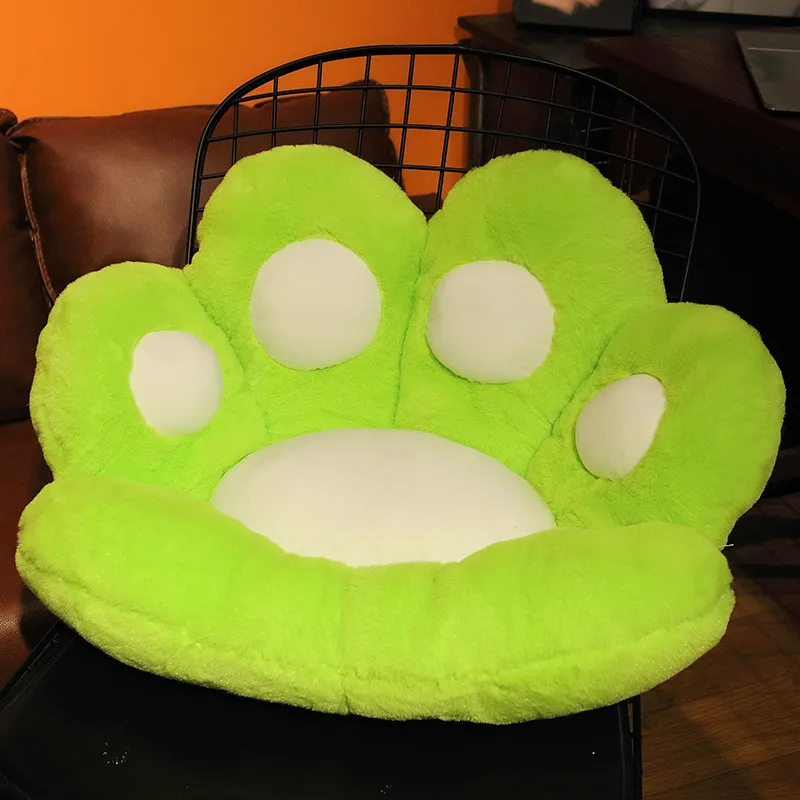 Rainbow New Colors Cute Plush Cat Seat Cushion for Office Dinning Chair Desk Seat Backrest Pillow Outdoor Garden Massage